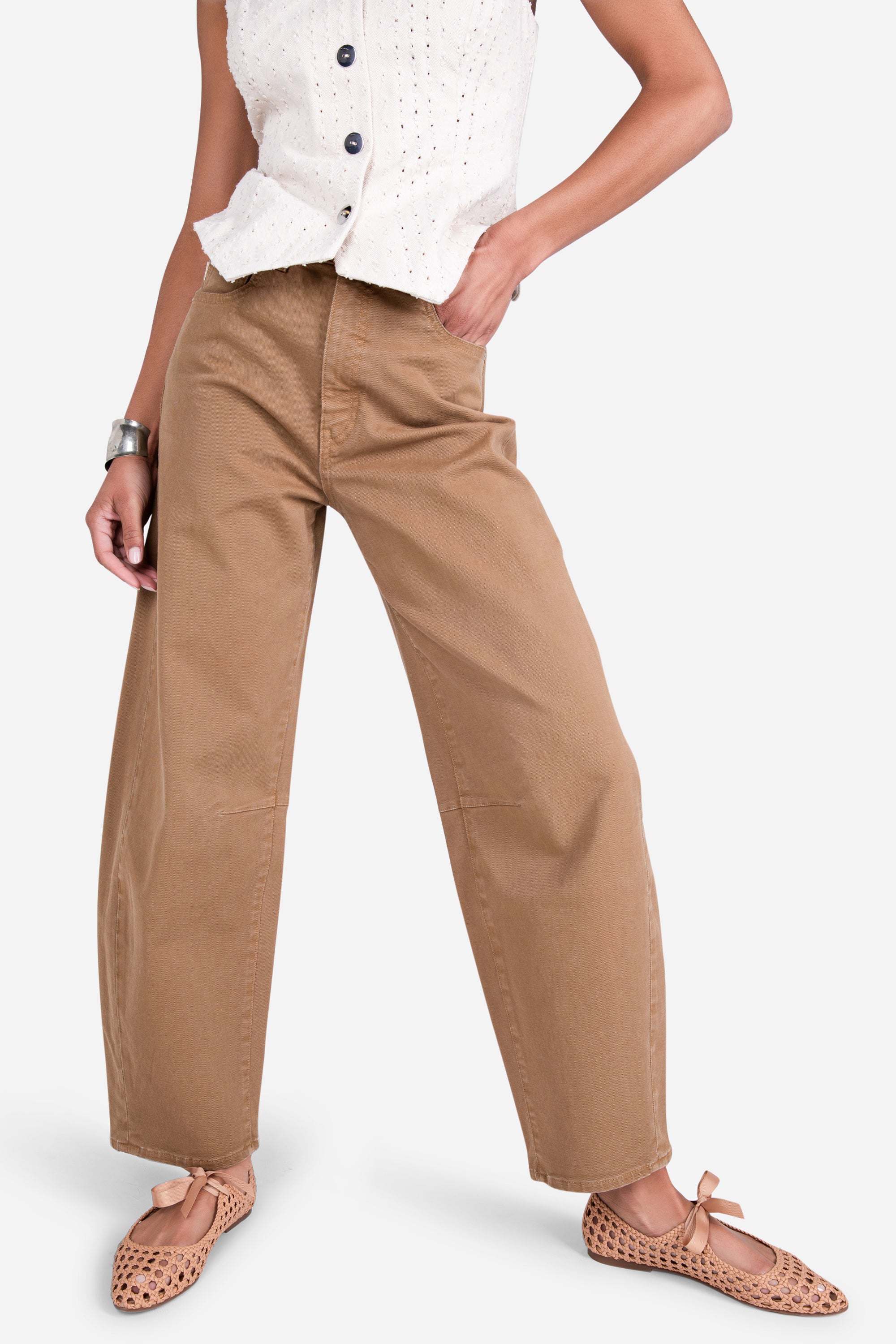 Intentionally Blank - Valley Woven Vegan Ballet Flat -