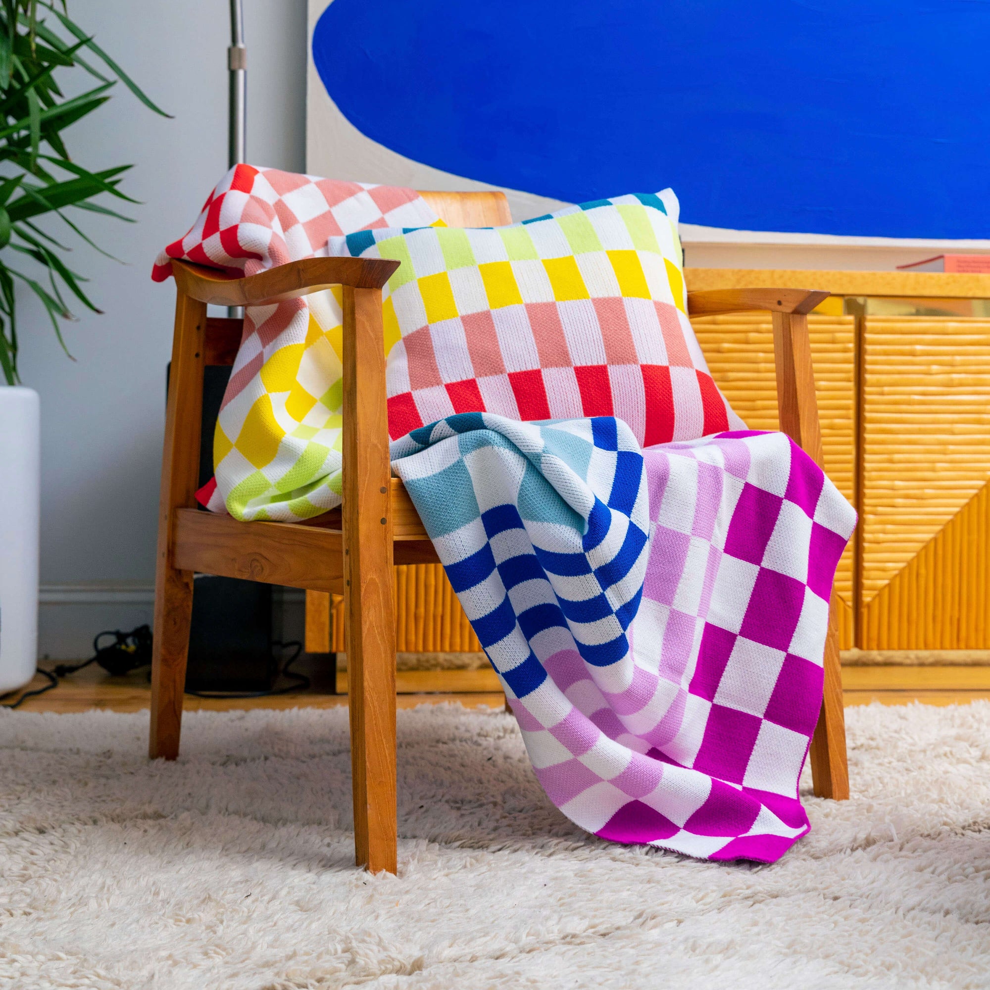 Verloop - Mosaic Checkerboard Throw -