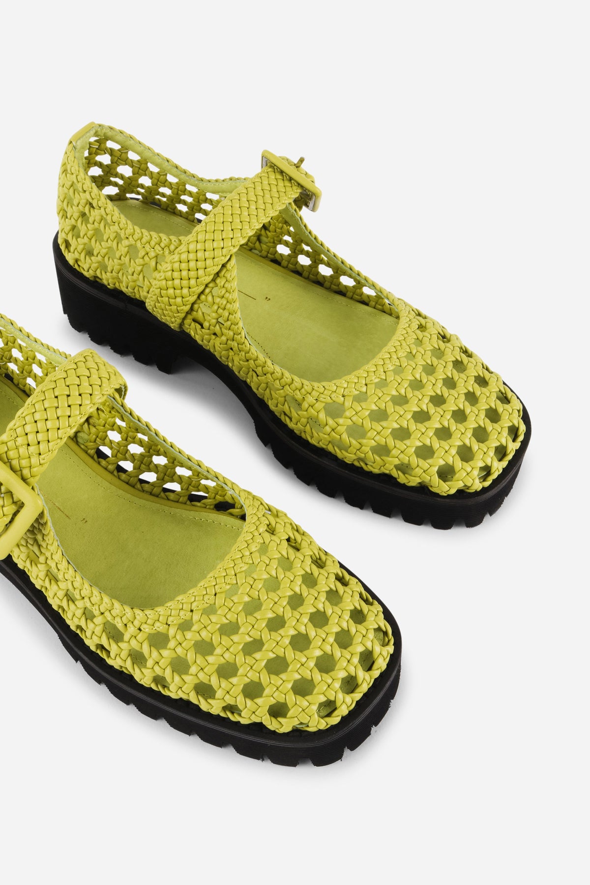 Intentionally Blank - Veronique Woven Mary Jane Flat -