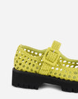Intentionally Blank - Veronique Woven Mary Jane Flat -
