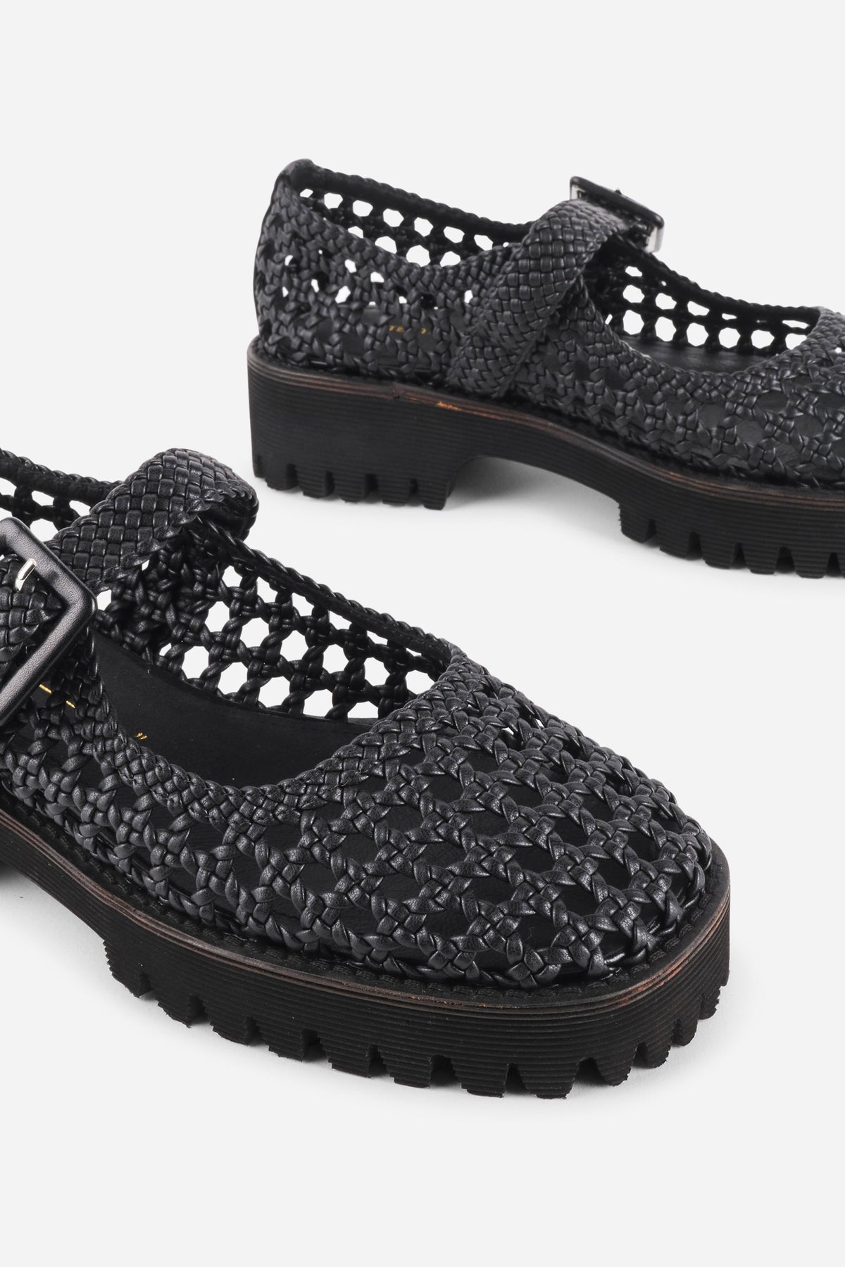 Intentionally Blank - Veronique Woven Mary Jane Flat -