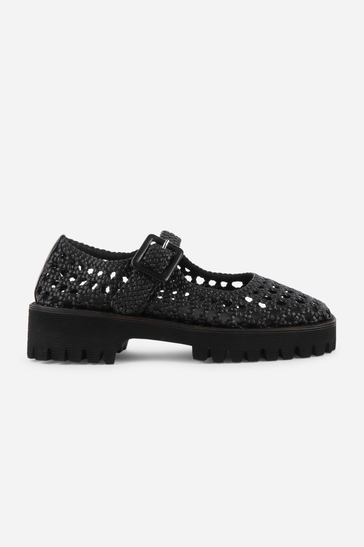 Intentionally Blank - Veronique Woven Mary Jane Flat -