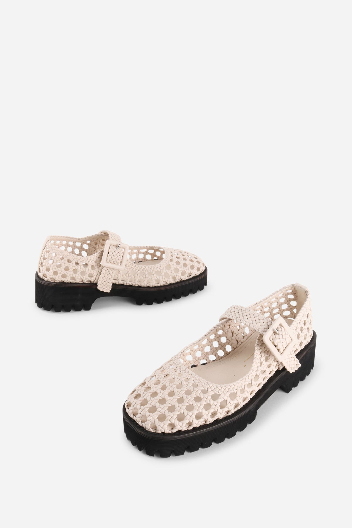 Intentionally Blank - Veronique Woven Mary Jane Flat -