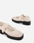 Intentionally Blank - Veronique Woven Mary Jane Flat -