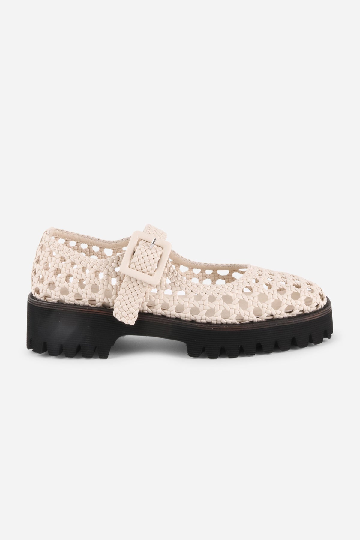 Intentionally Blank - Veronique Woven Mary Jane Flat -