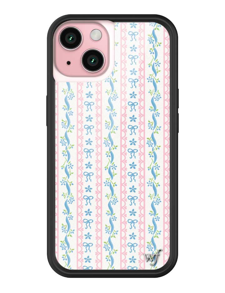 Wildflower iPhone case 15 Dollhouse Pink Cute