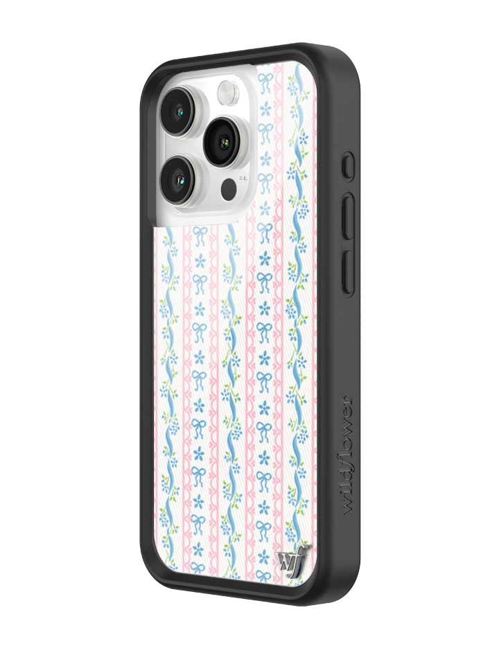 Wildflower iPhone case 15 Pro Dollhouse Pink Cute