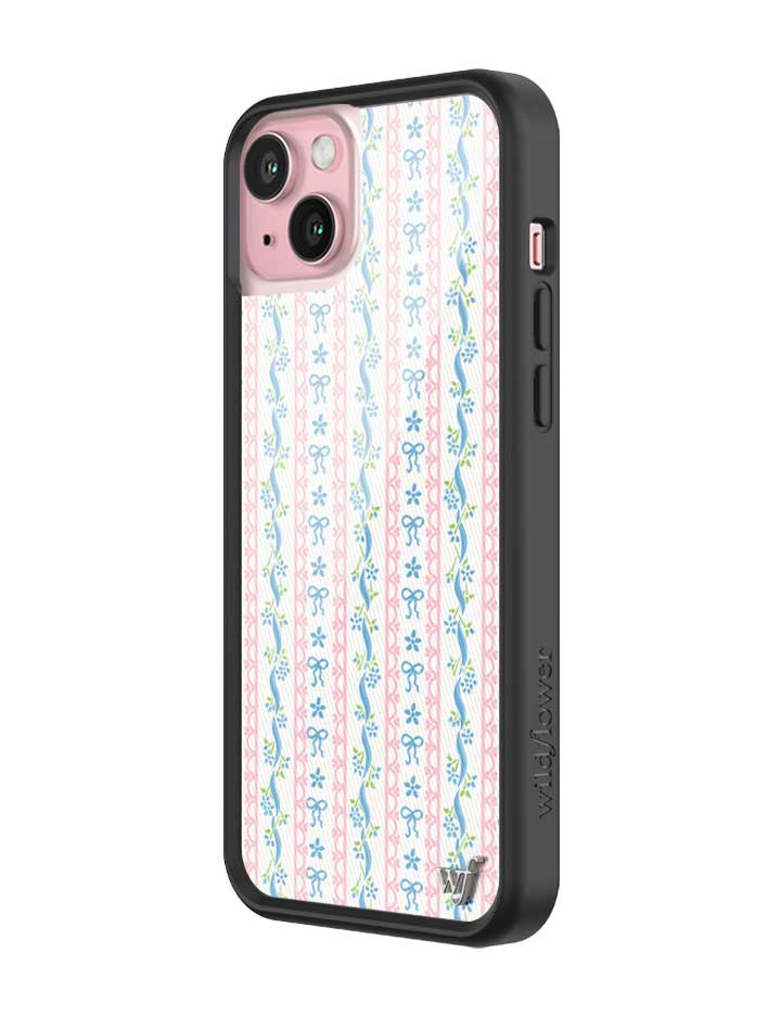 Wildflower iPhone case 15 Plus Dollhouse Pink Cute