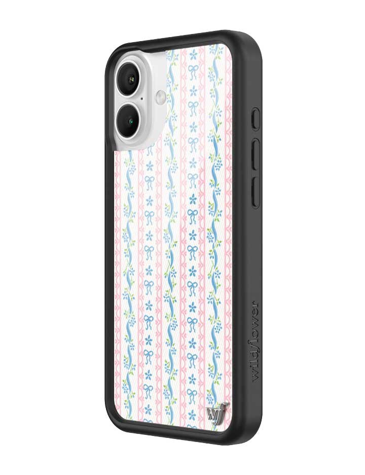 Wildflower iPhone case 16 Plus Dollhouse Pink Cute