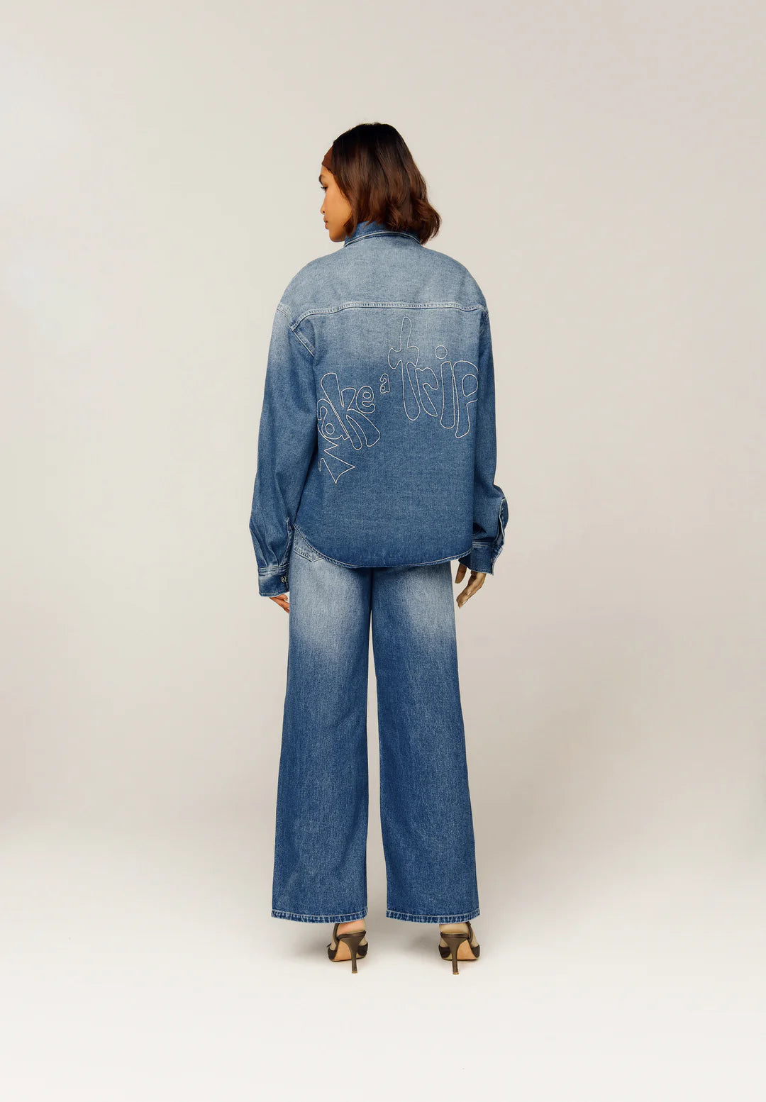 House of Sunny - Take A Trip Topstitch Shirt -