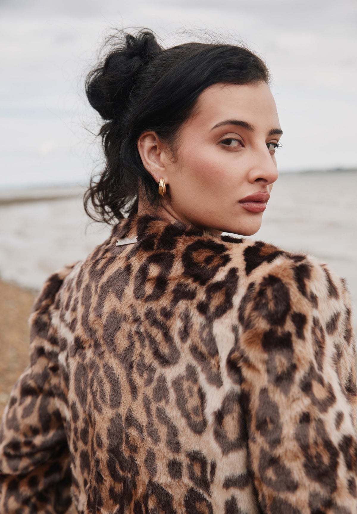 House of Sunny - Collarless Leopard Jacket -