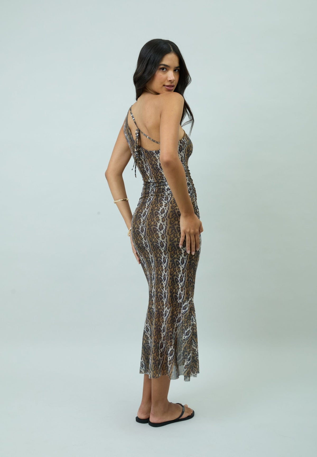House of Sunny - Leopard Asymmetric Dress -