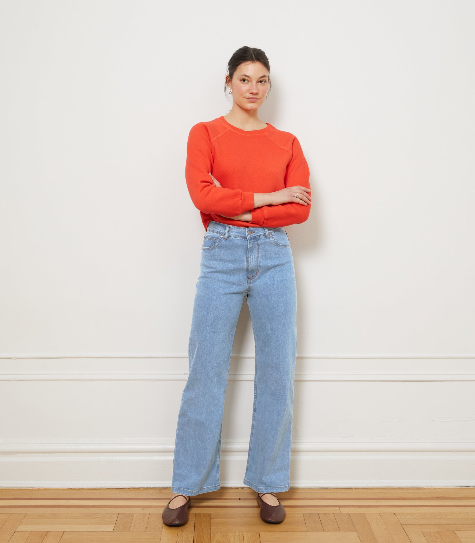 Loup - Carmen Wide Leg Jeans - Light Indigo -