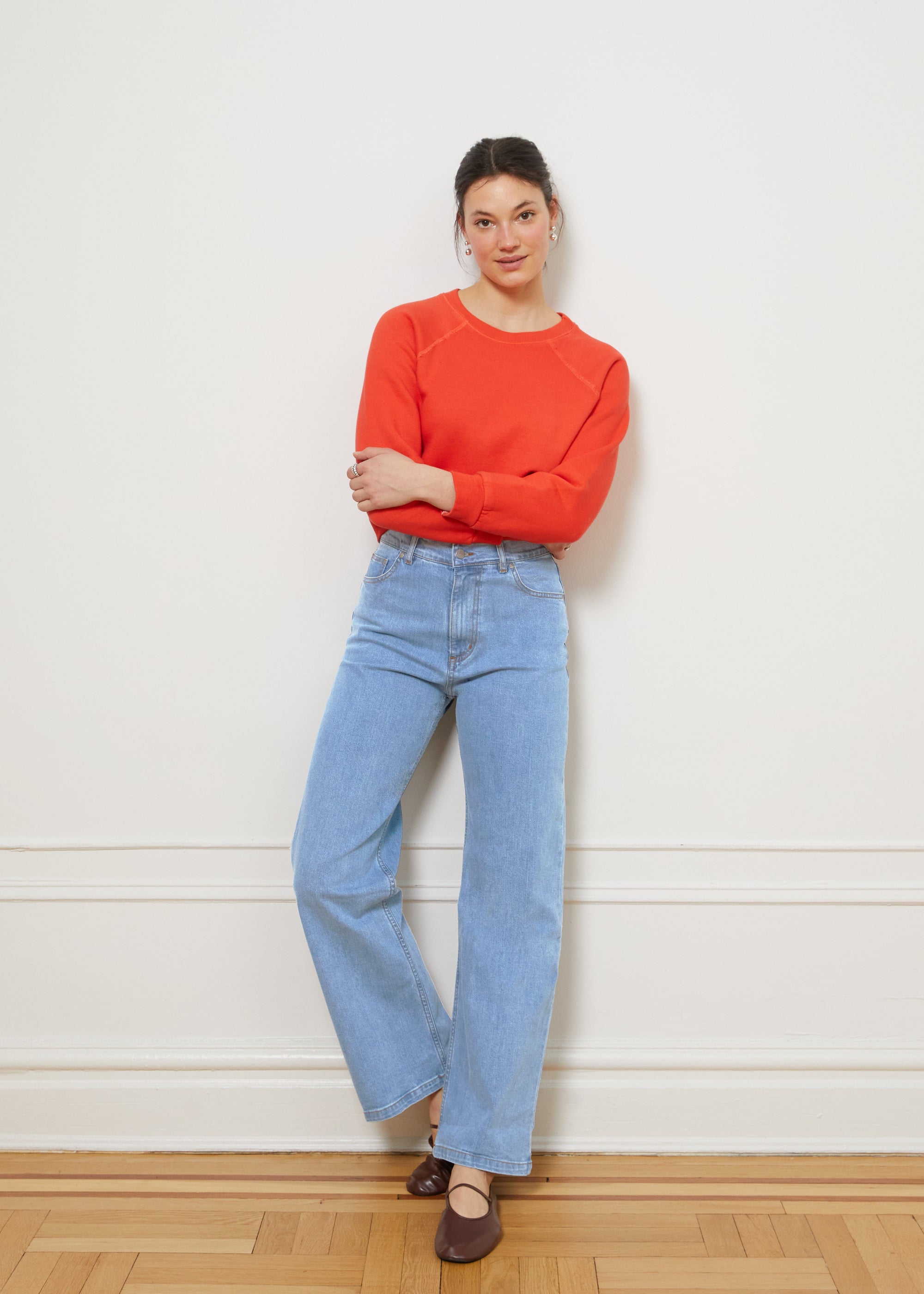 Loup - Carmen Wide Leg Jeans - Light Indigo -