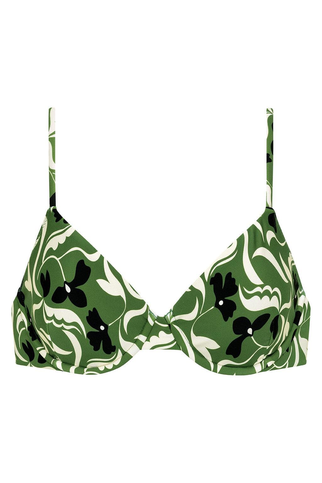 Montce - Veronica Floral Dainty Bikini Top -