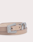 By Far - Vic Taupe Semi Patent Leather -