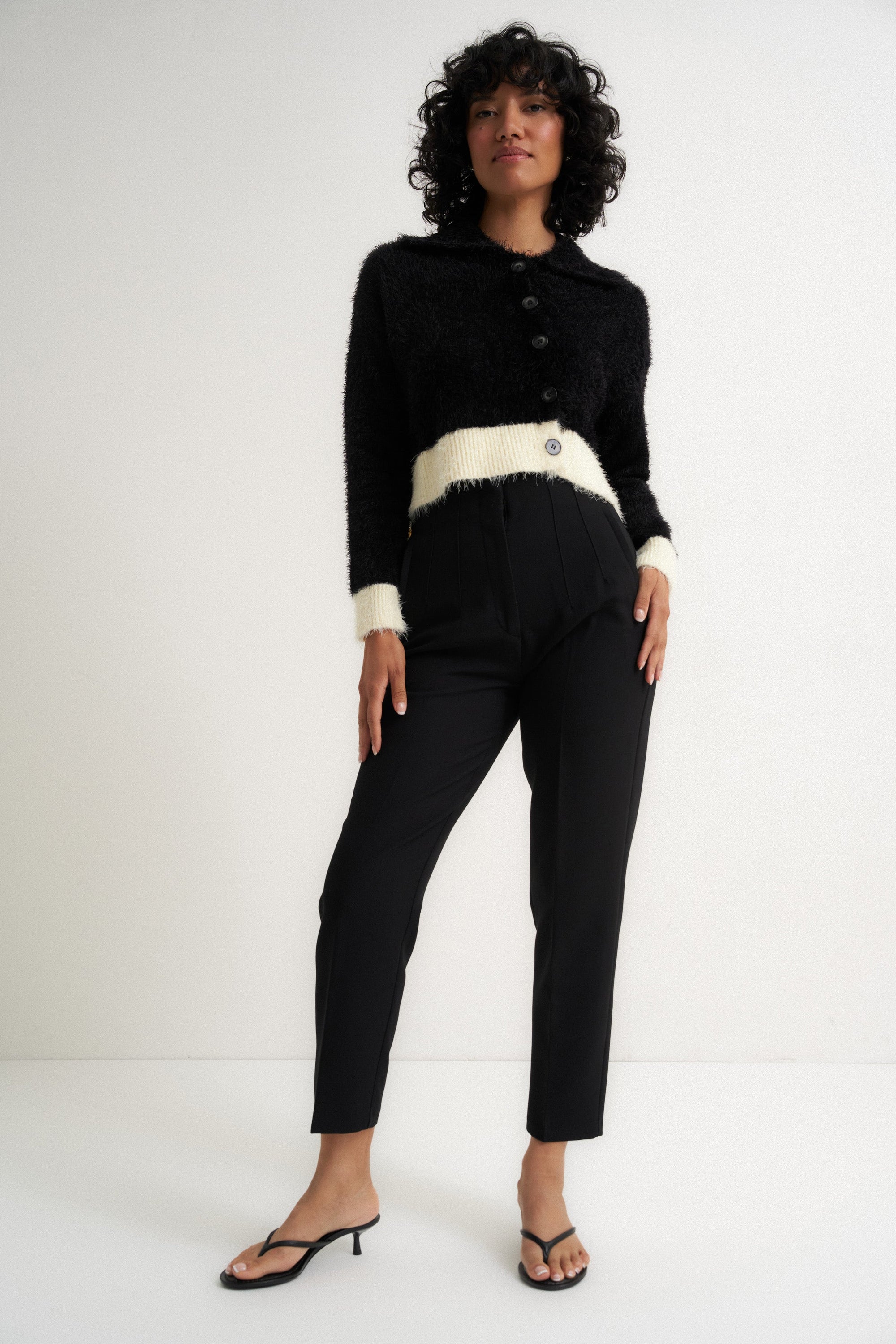 Callahan Knitwear - Walter Cardigan - Black -