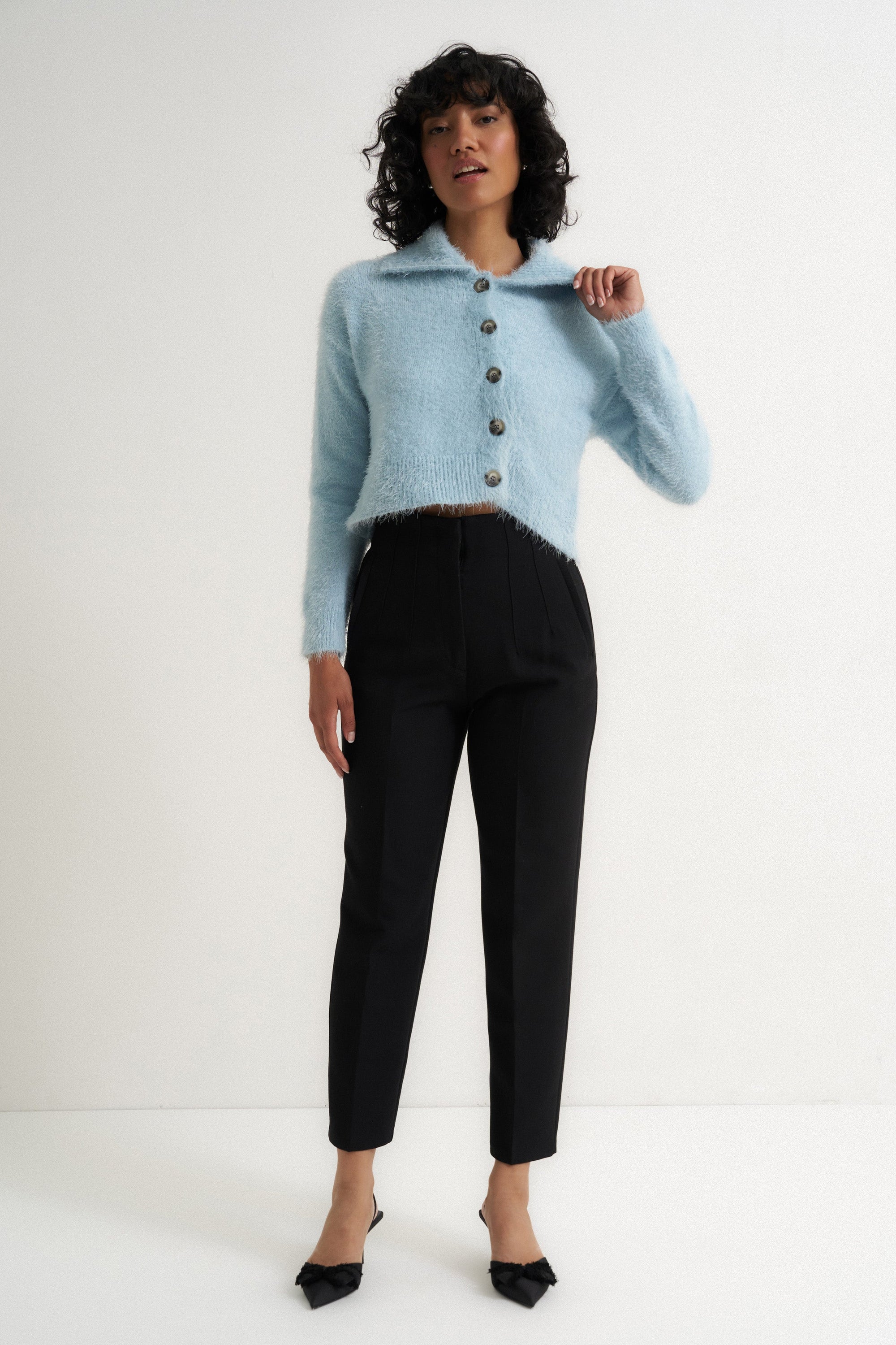 Callahan Knitwear - Walter Cardigan - Sky -