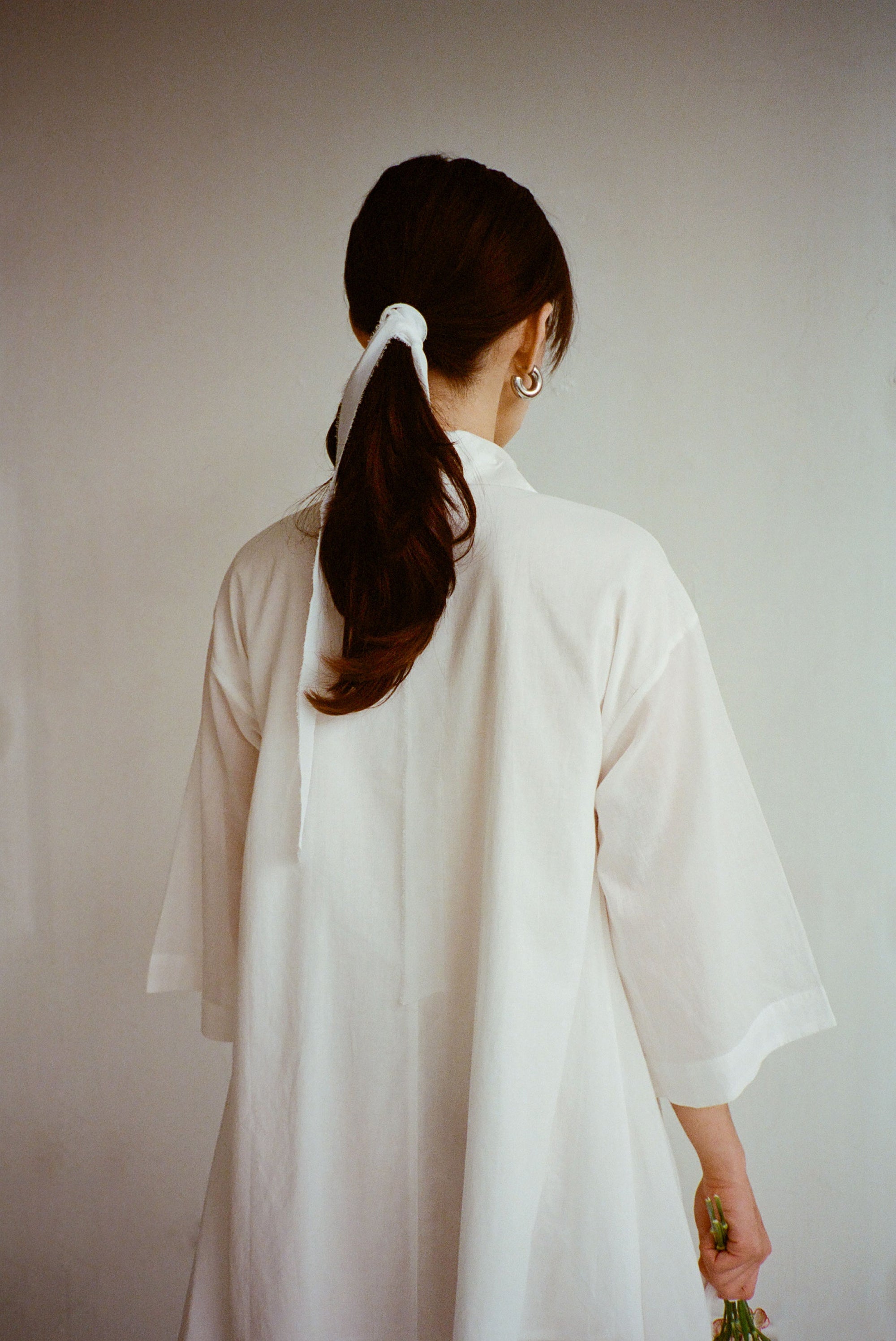 WRAY - Apron Dress - Salt Eyelet -