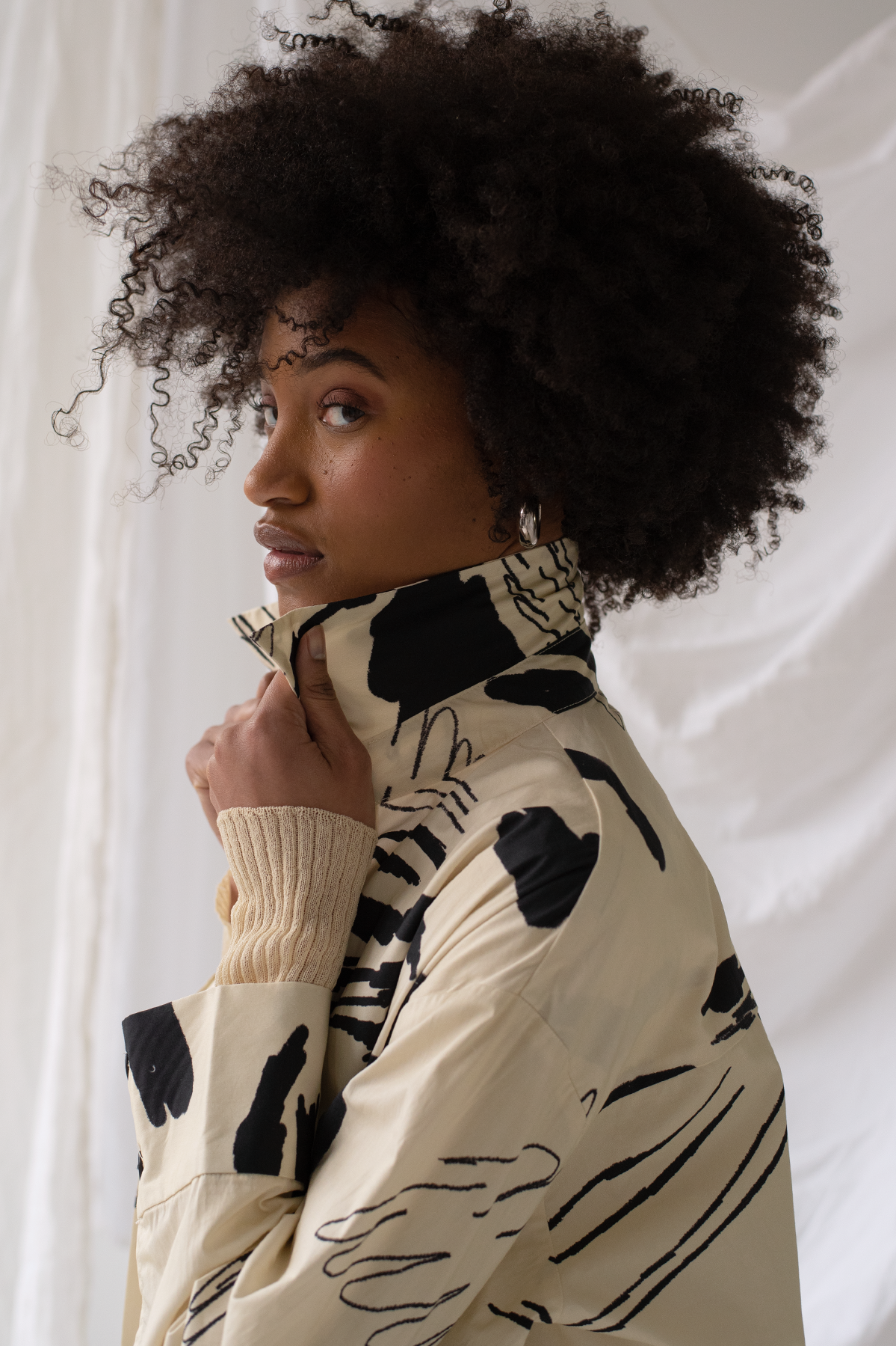 WRAY - Etore Shirt Dress - Fusco Sketch -