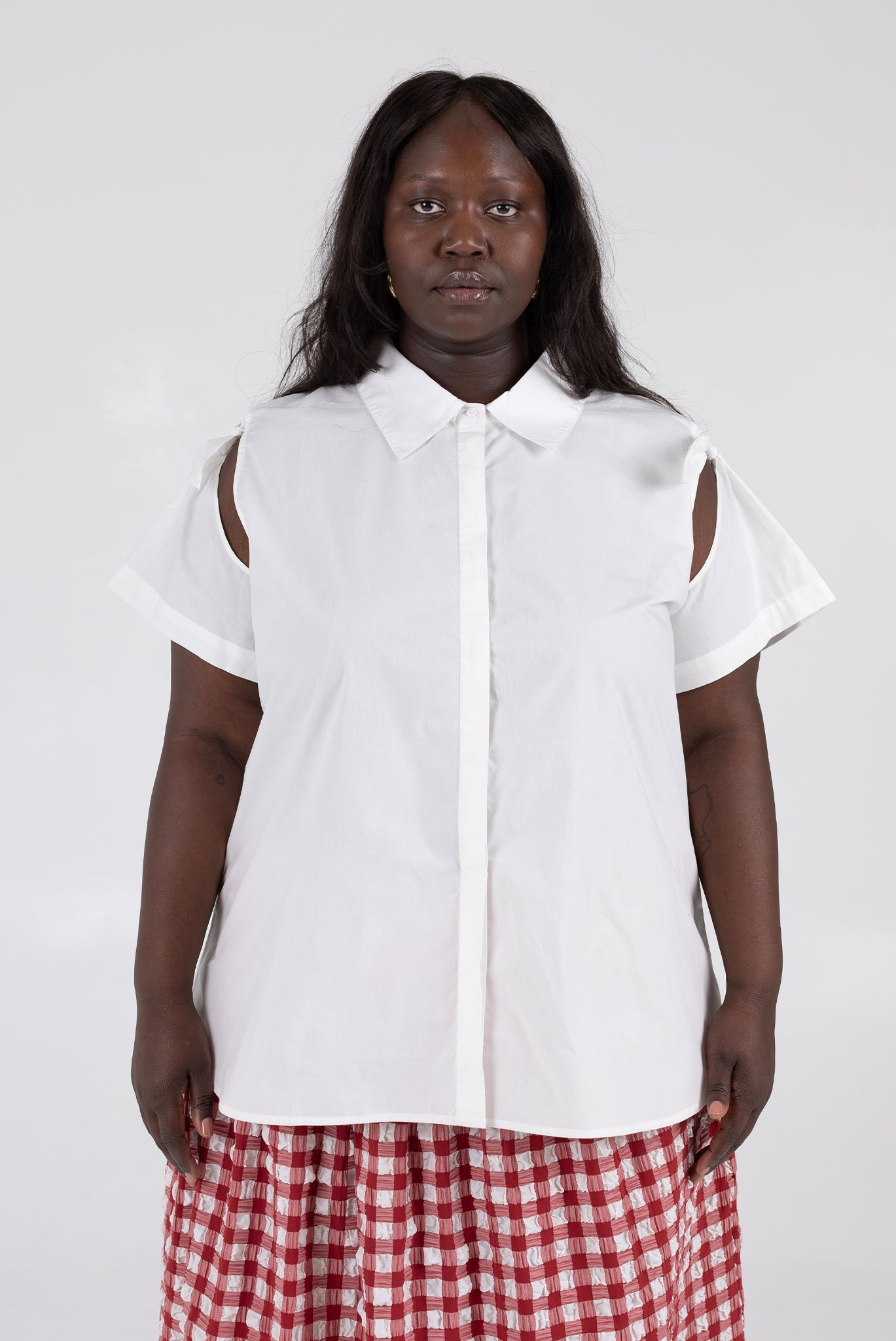 WRAY - Kerchief Top - Salt -