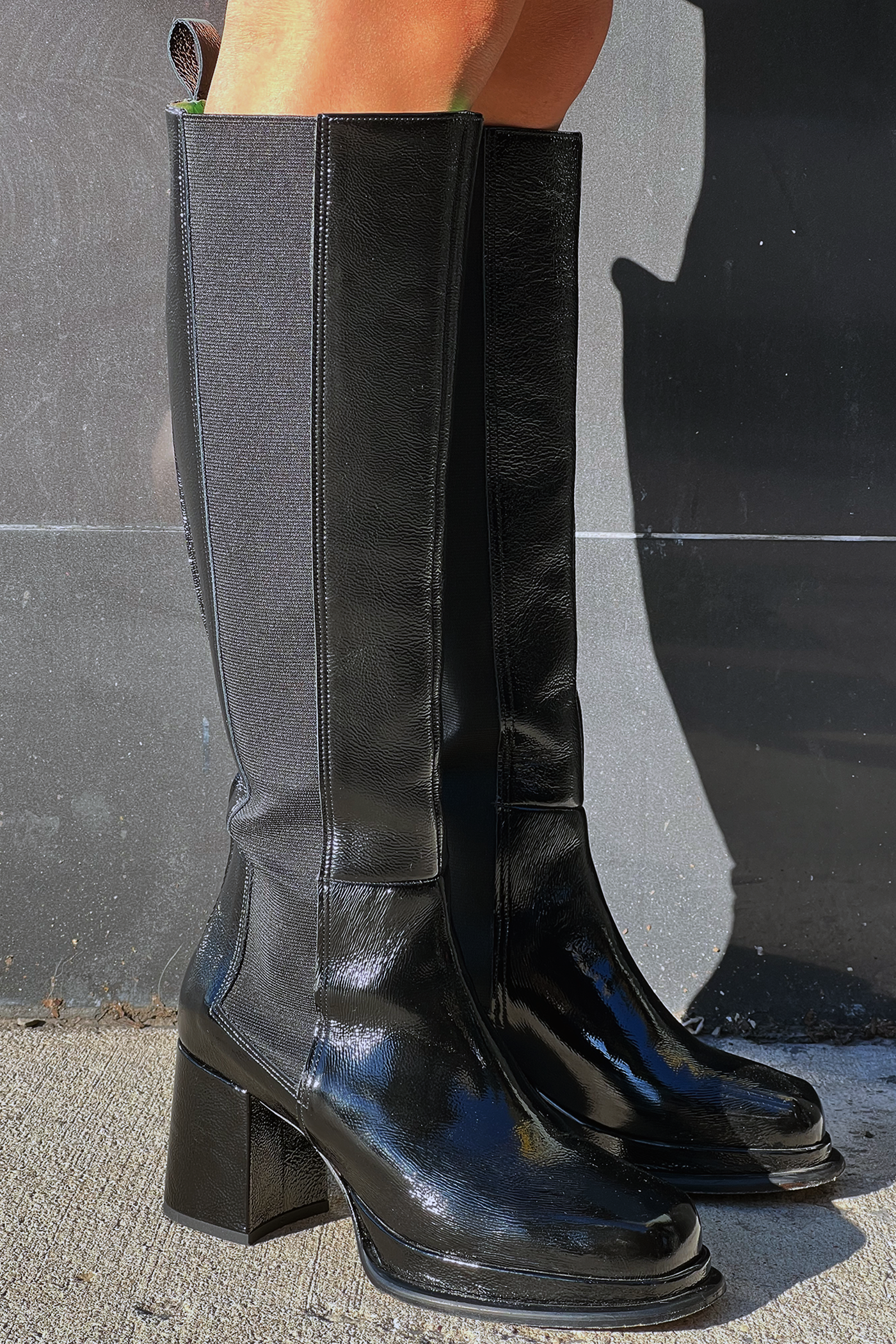 WRAY - Knee High Boot - Black -
