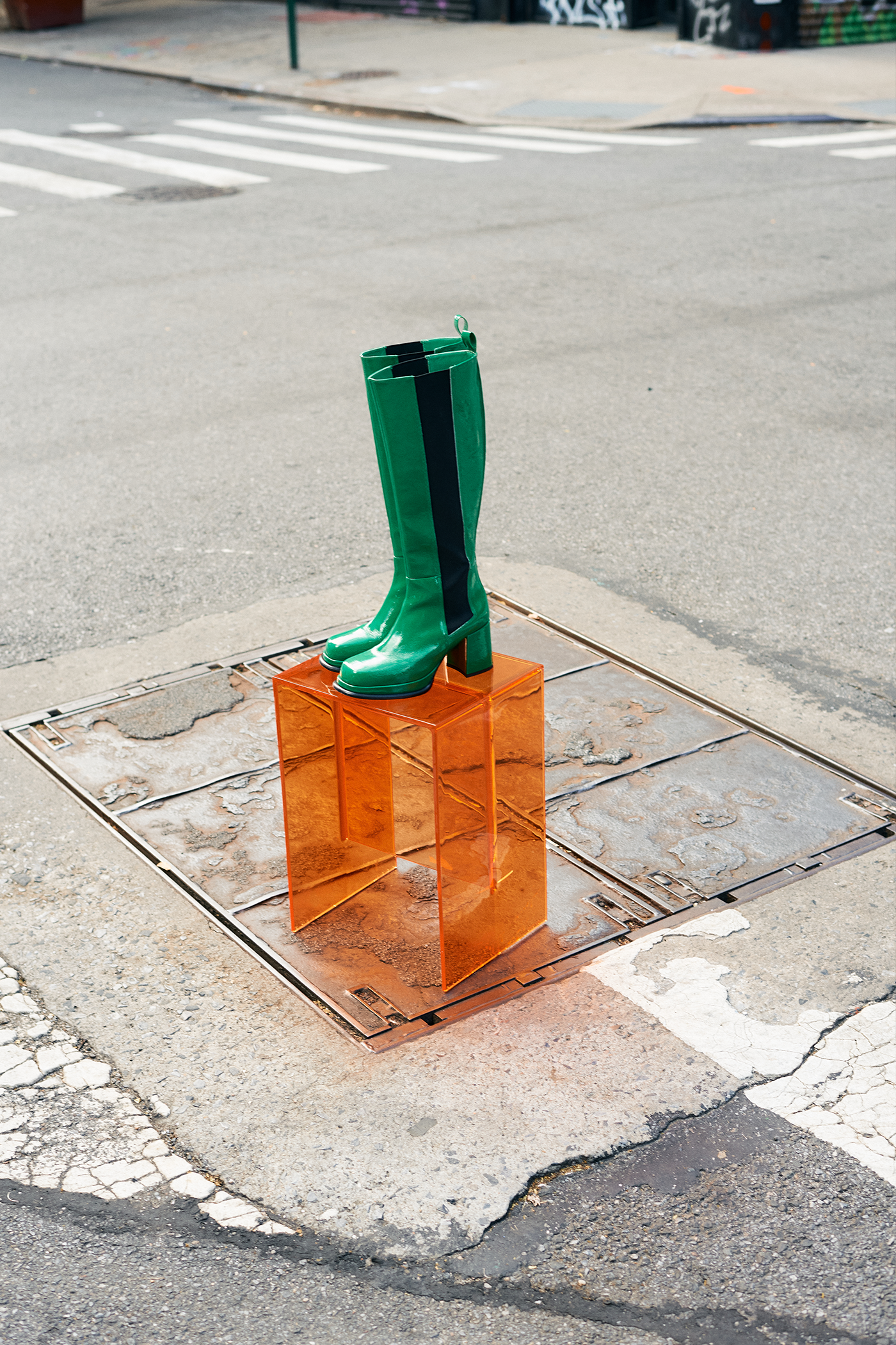 WRAY - Knee High Boot - Kelly Green -