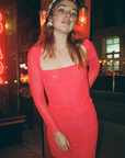 WRAY - Marilis Dress - Tomato -