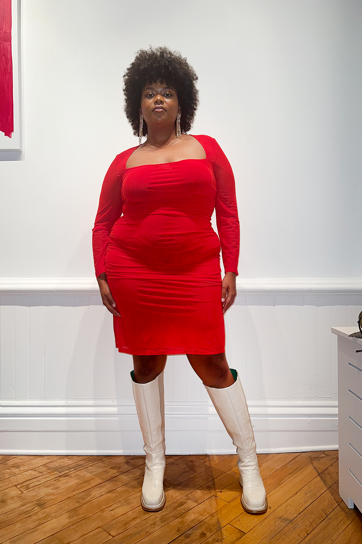 WRAY - Marilis Dress - Tomato -