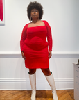 WRAY - Marilis Dress - Tomato -