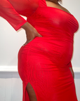 WRAY - Marilis Dress - Tomato -