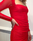 WRAY - Marilis Dress - Tomato -