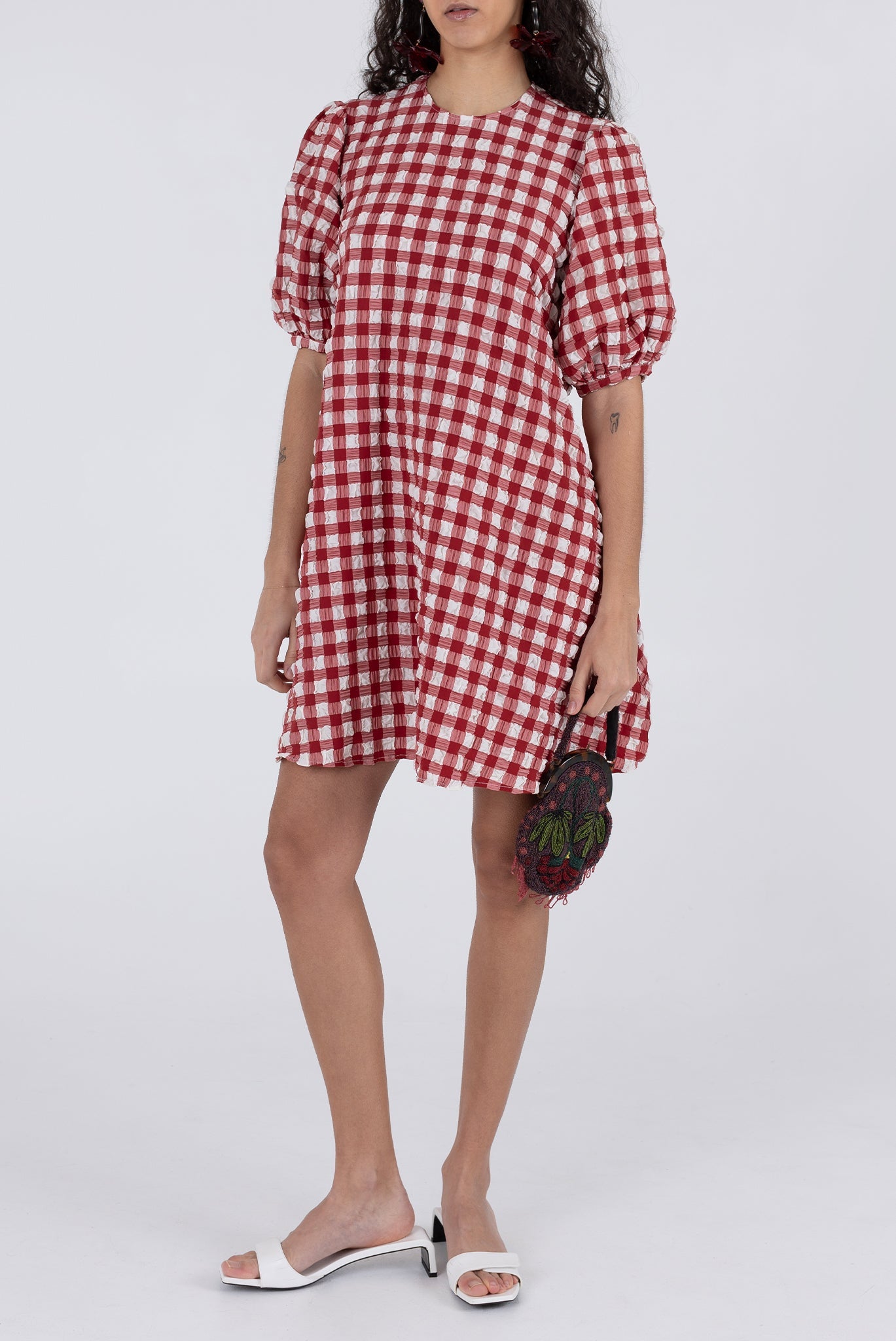 WRAY - Orion Dress - Lipstick Check -