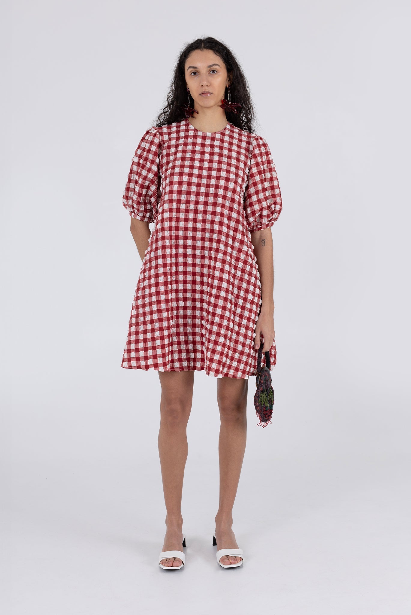 WRAY - Orion Dress - Lipstick Check -