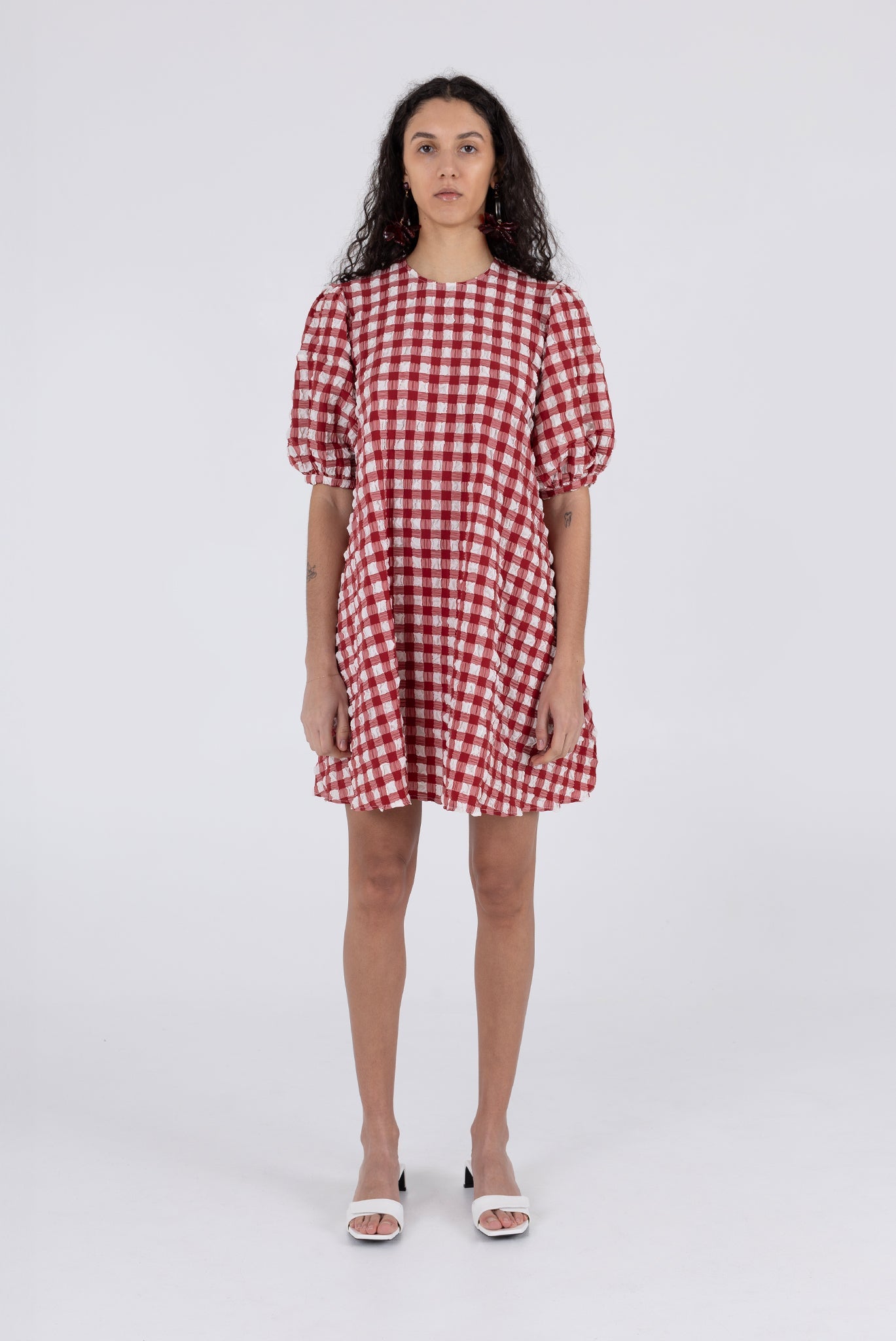 WRAY - Orion Dress - Lipstick Check -