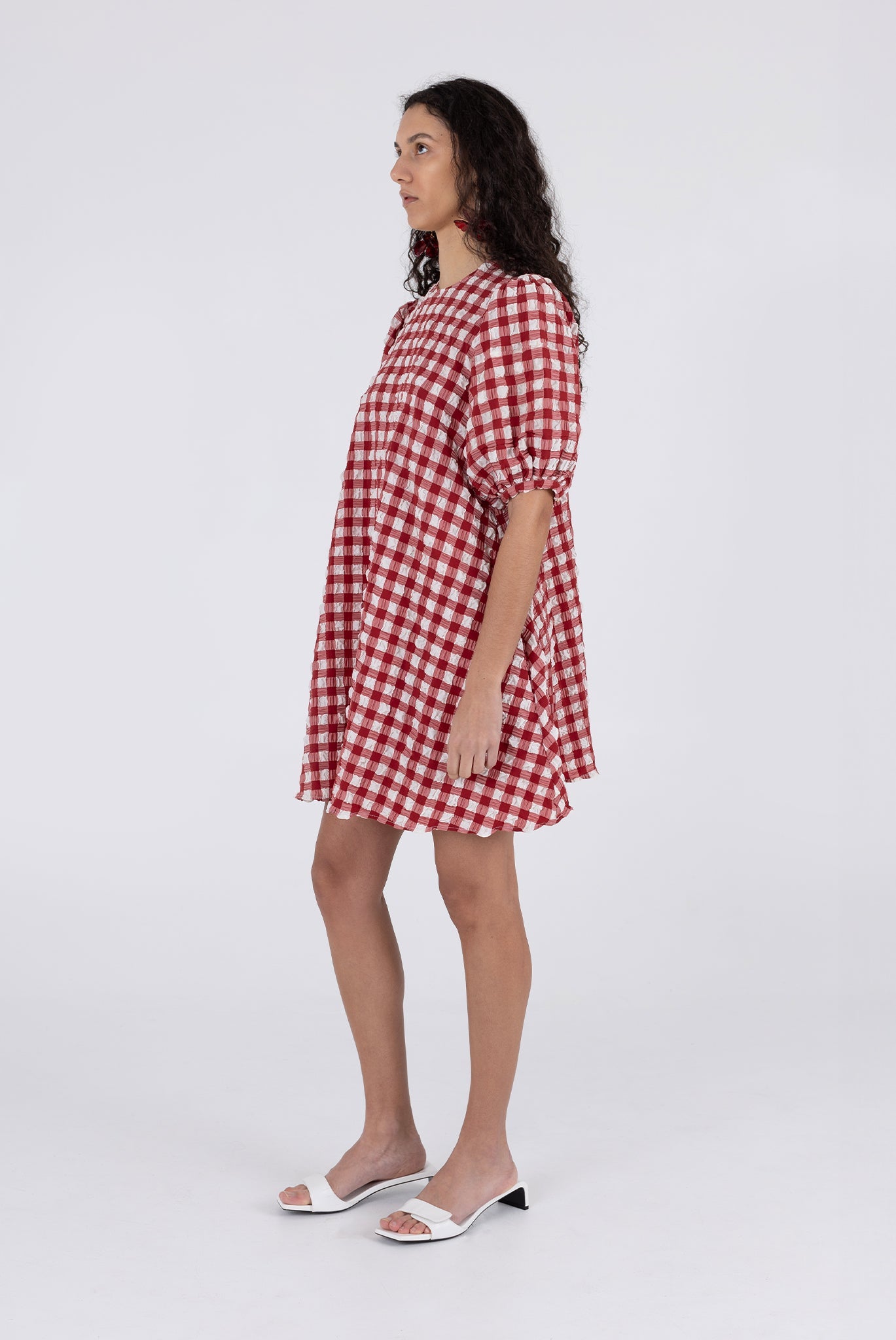 WRAY - Orion Dress - Lipstick Check -