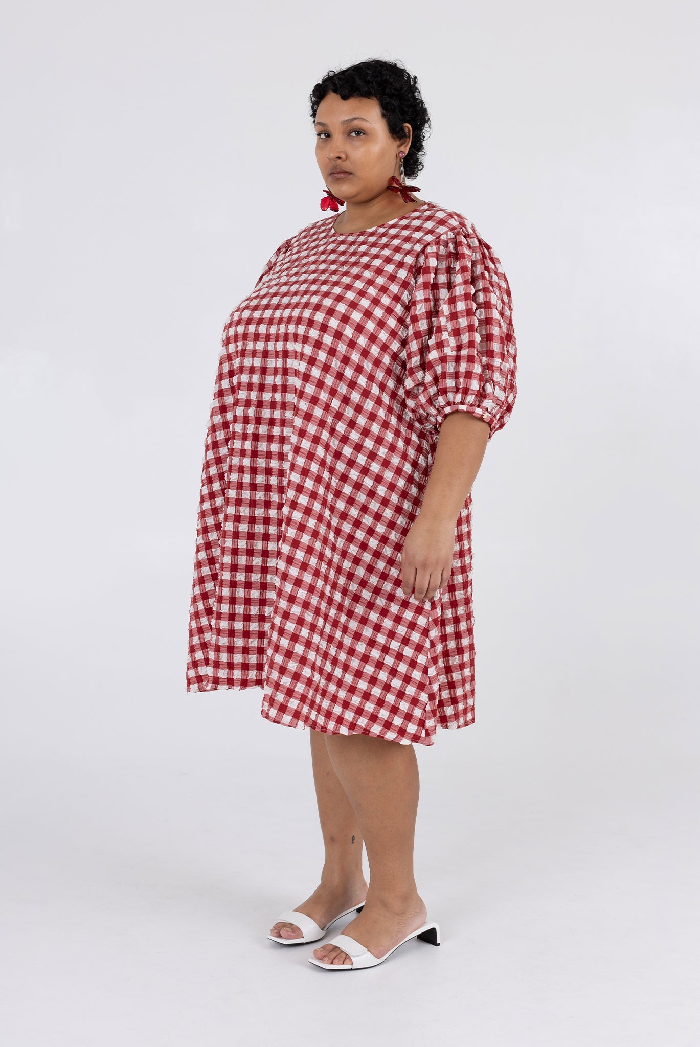 WRAY - Orion Dress - Lipstick Check -