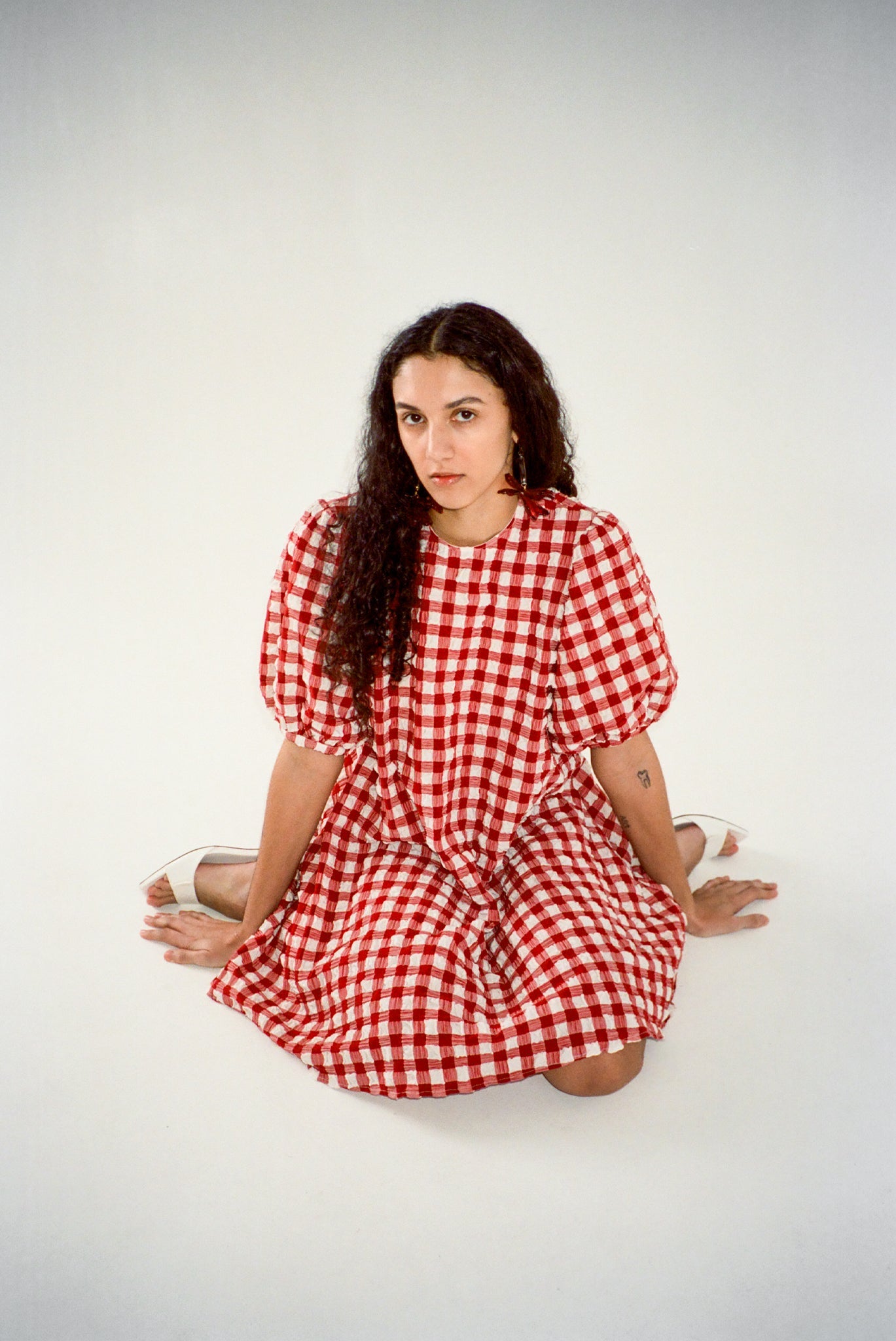 WRAY - Orion Dress - Lipstick Check -