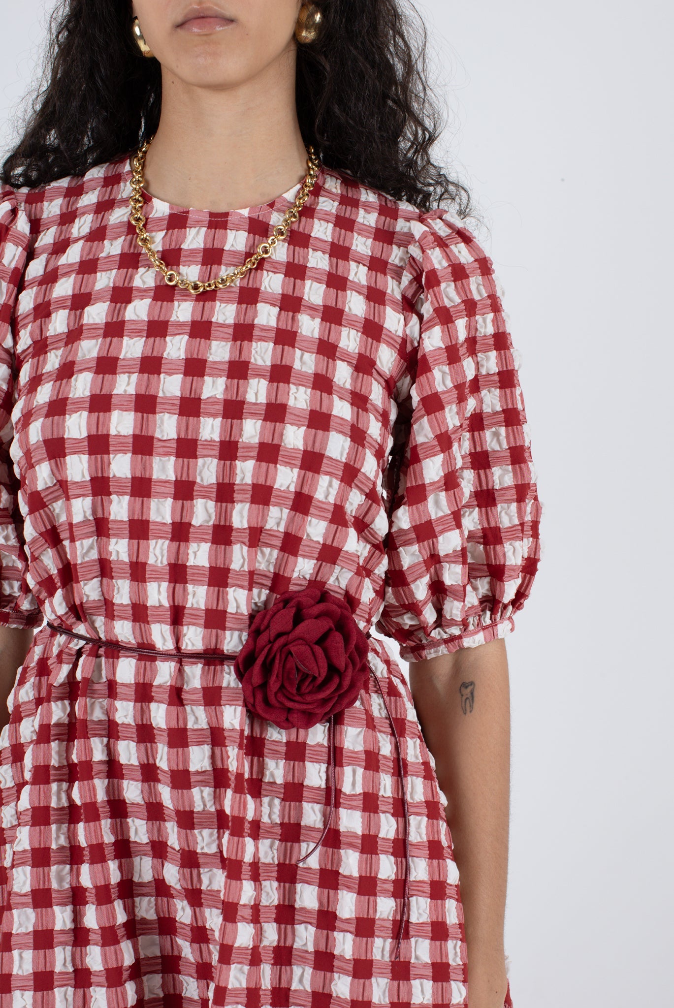 WRAY - Orion Dress - Lipstick Check -