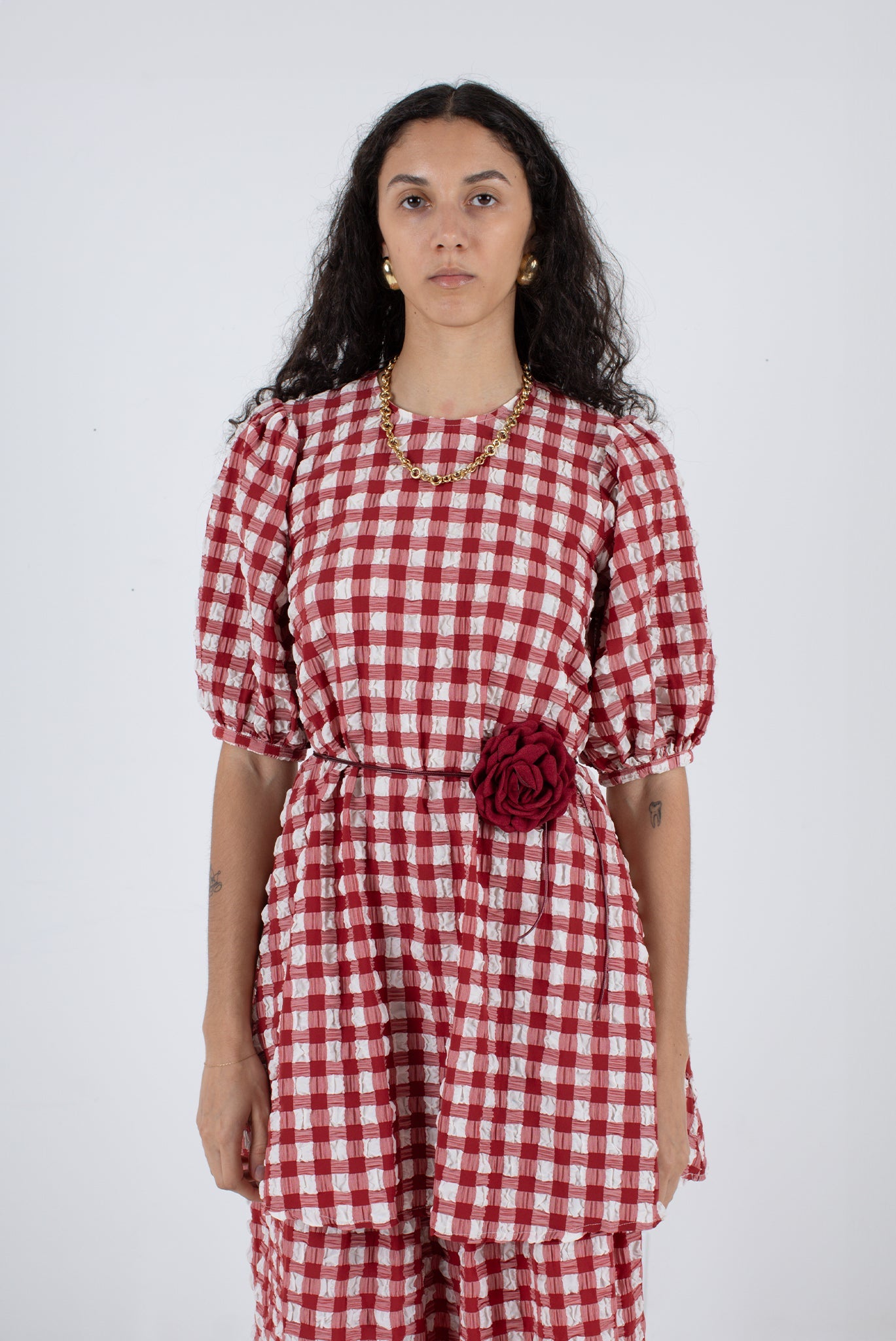 WRAY - Orion Dress - Lipstick Check -