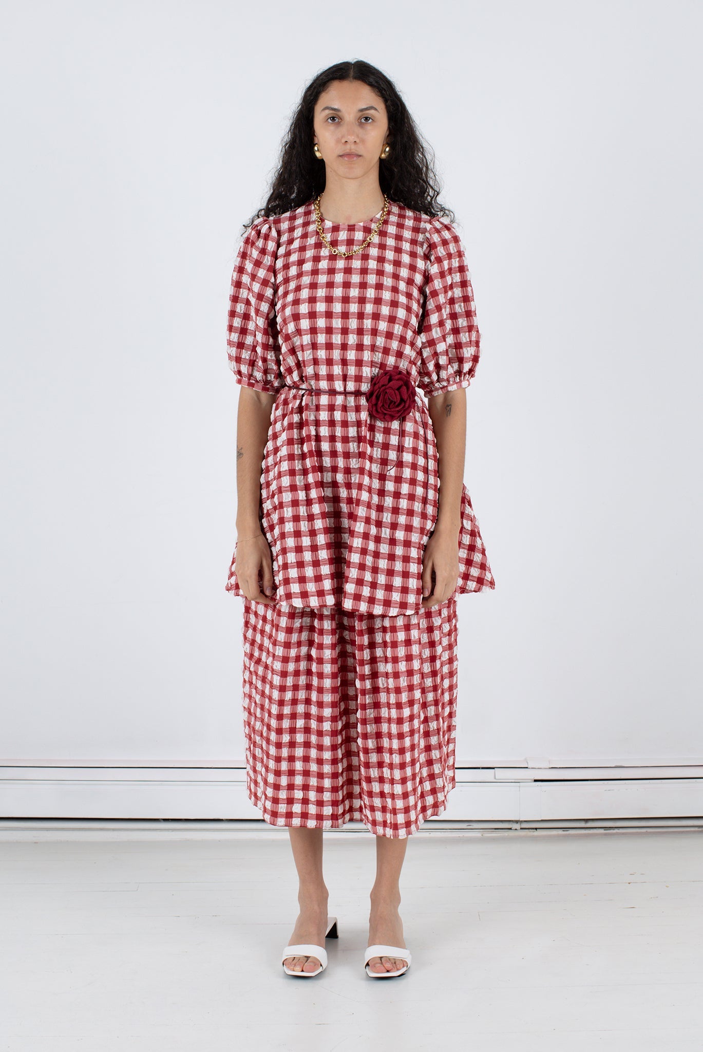 WRAY - Orion Dress - Lipstick Check -