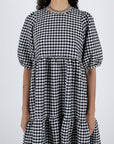 WRAY - Rosemary Dress - Black Check -