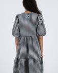 WRAY - Rosemary Dress - Black Check -