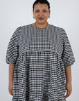 WRAY - Rosemary Dress - Black Check -