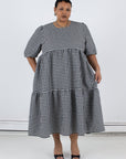 WRAY - Rosemary Dress - Black Check -