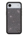 Wildflower iPhone case 17 Air Rhinestone | White Sparkle Cute