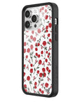 Wildflower Red Roses iPhone 14 Pro Max Side Case
