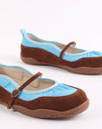 Intentionally Blank - Pulse Suede Mary Jane Ballet Sneaker -