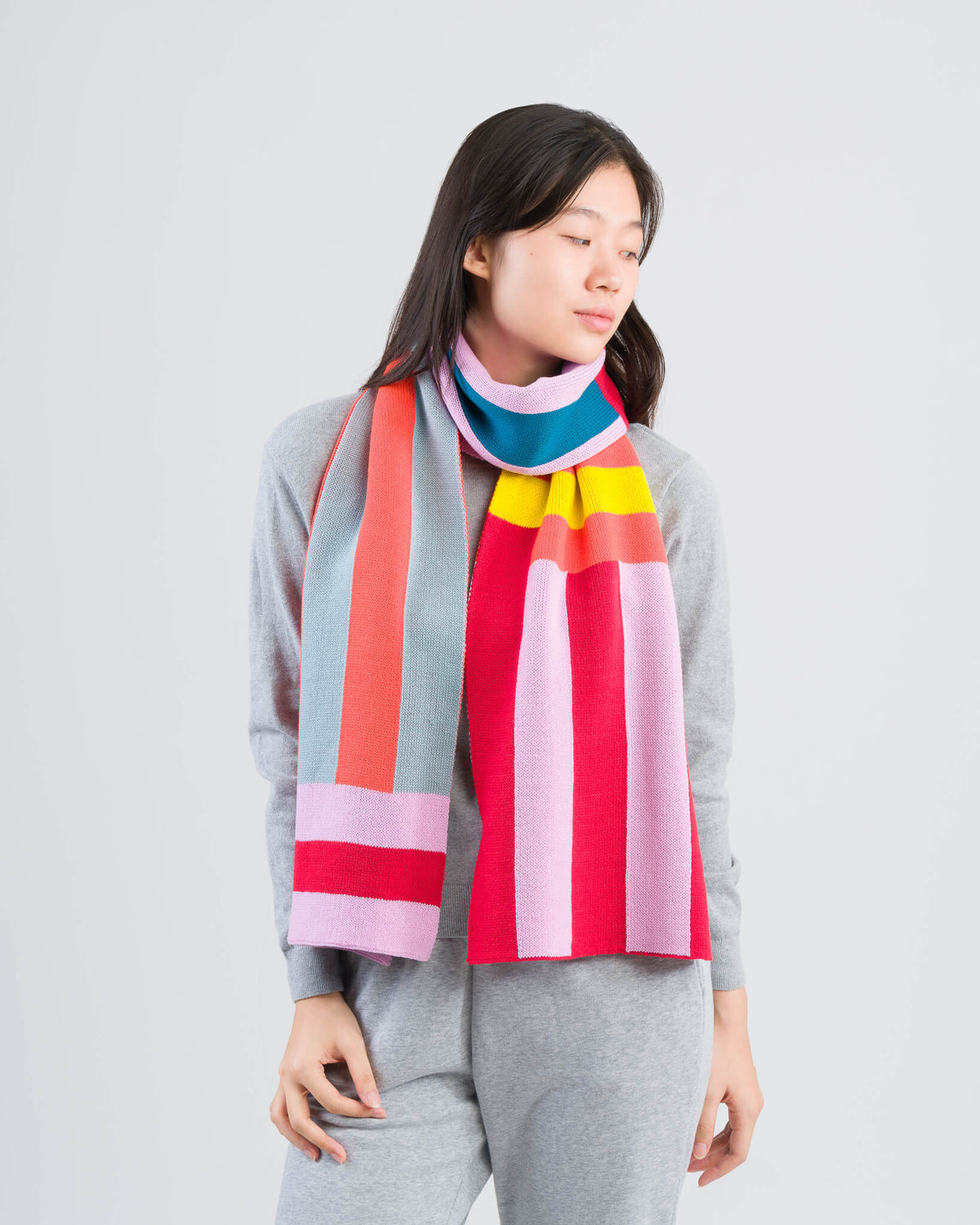 Verloop - Waterfall Stripe Big Scarf -