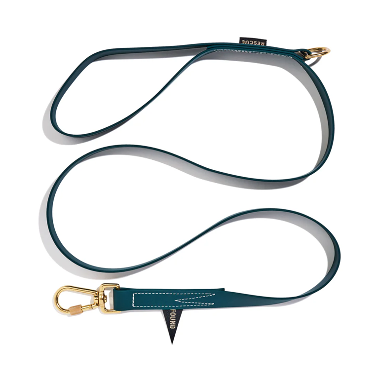 Found My Animal - Water Resistant Standard 5ft Leash - Hunter Green -